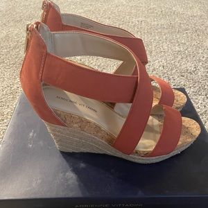 Adrienne Vittadini Wedges sz 8.5